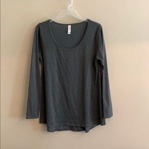 Lularoe long sleeve gray
